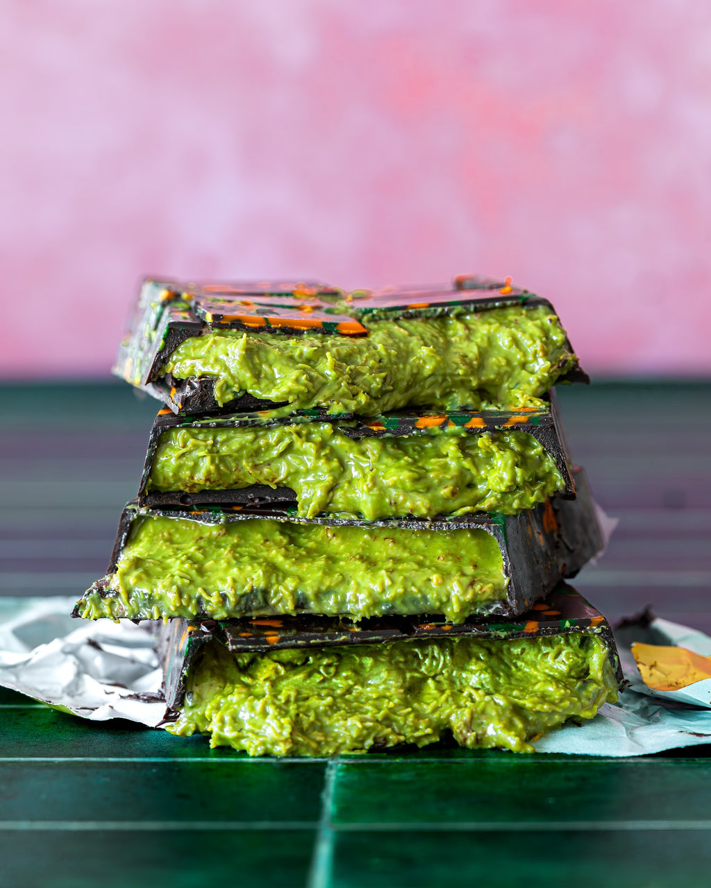 Melt Dubai Chocolate with Pistachio & Tahini Paste